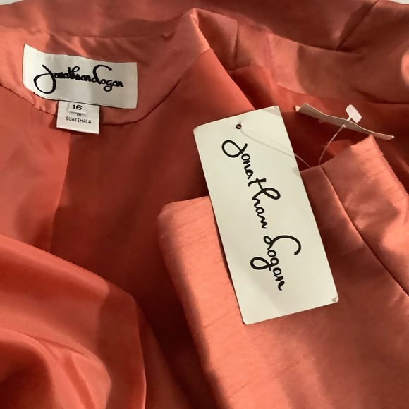 Vintage 💀stock Burnt Orange Two Piece Pant Suit - Picture 6 of 10